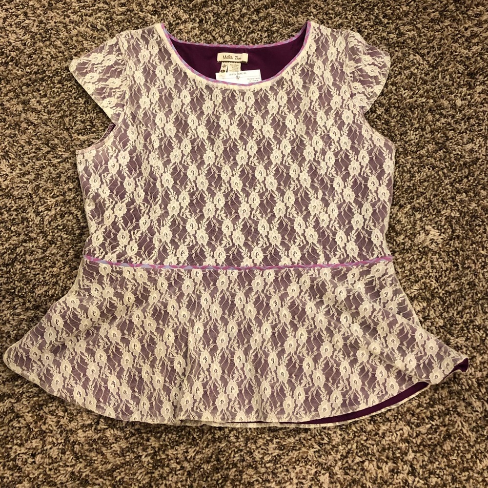 Matilda Jane peplum top